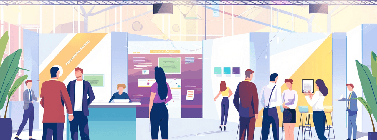 Complete digital map & mobile app platform for exhibitions